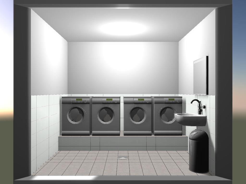 Das neue Waschhaus Campingplatz Grohnde