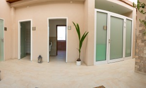 Eingangsbereich des neuen Waschhaus